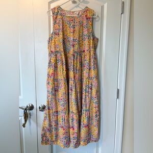 J. Crew Vibrant Floral Blouse